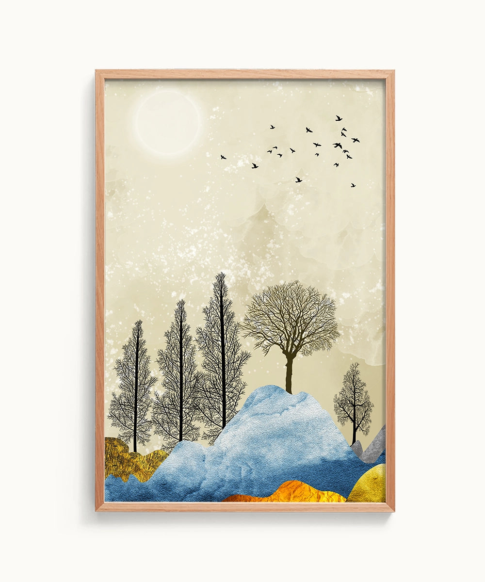 Peaceful Horizon Acrylic Wall Art Painting