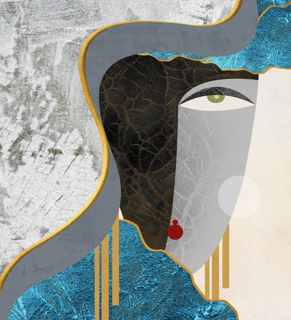 Abstract canvas wall art