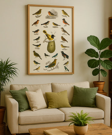 Bird Oliver Goldsmith Canvas Print