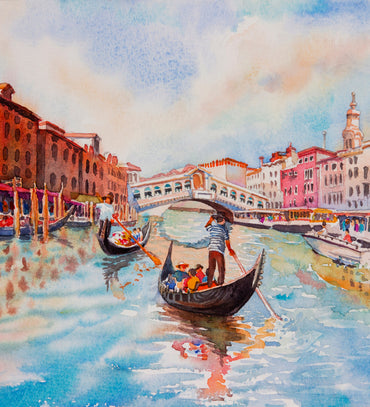 The castle decor nature painting