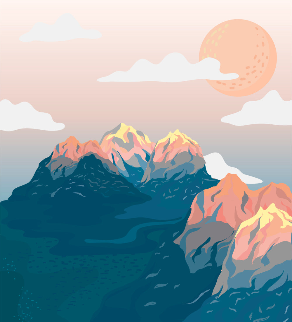 Mountain view landscape