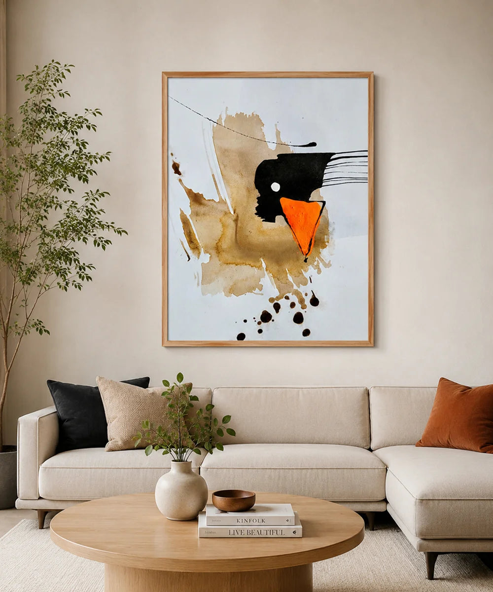 Minimal Abstract Art On Canvas