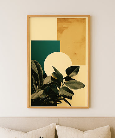 Abstract Botanical Wall Art