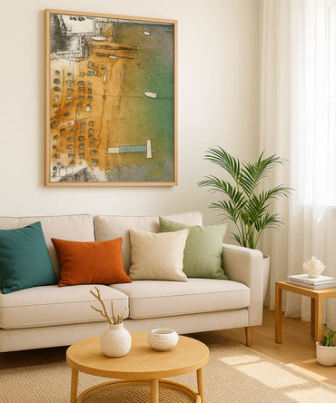 Color Pencil Portrait Wall Art Painting
