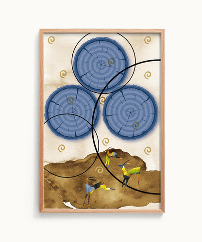 Stylish & Modern Geomatric Art Painting