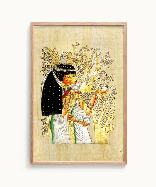 Canvas Print On Egyptian Living Room Art