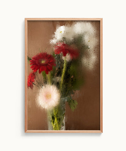 Colorful Paiting On Flower Vase