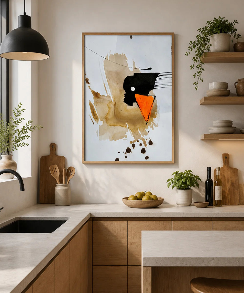 Minimal Abstract Art On Canvas