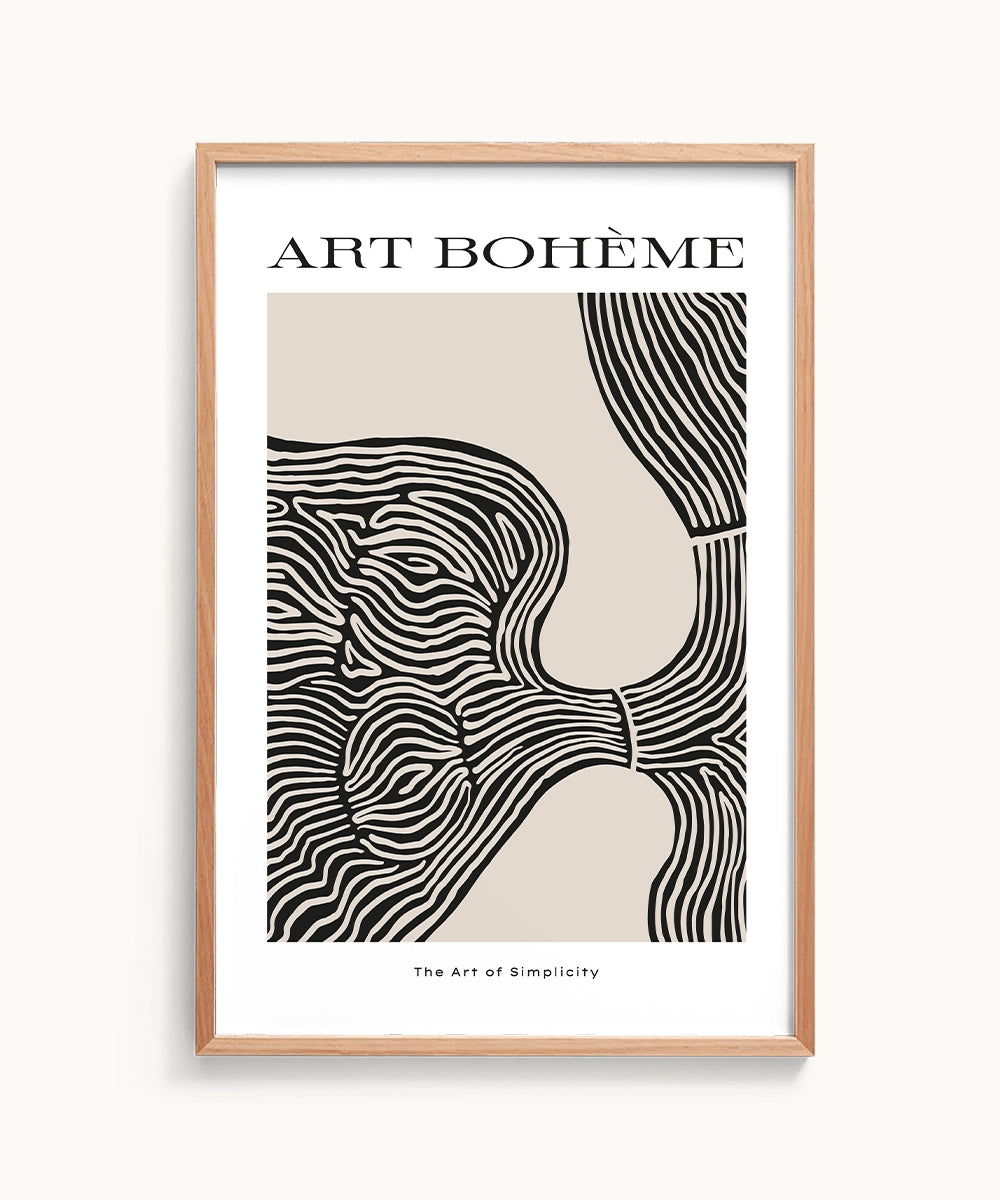 Aesthantic Boho Postres Wall Paniting
