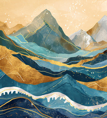 Mountain wall decor