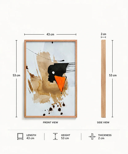 Minimal Abstract Art On Canvas